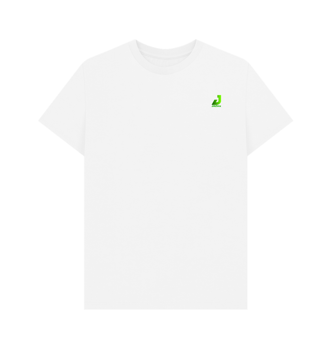 White Sustainable Mens Skull T-Shirt