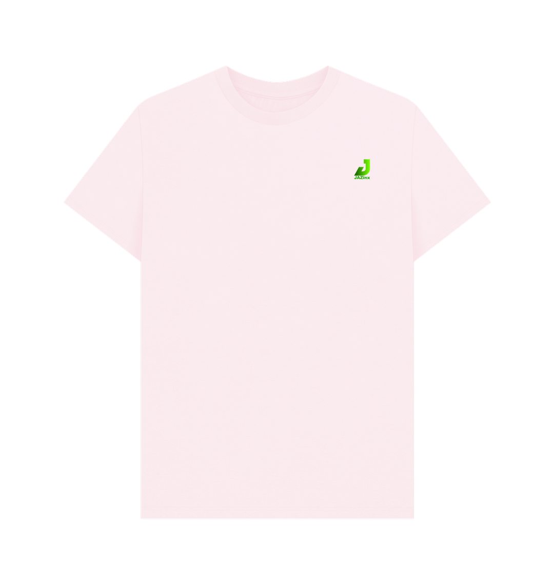 Pink Sustainable Mens Skull T-Shirt