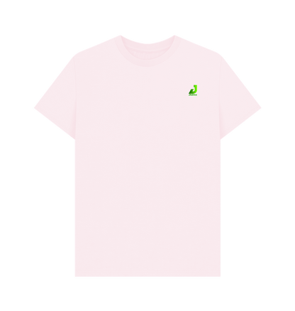 Pink Sustainable Mens Skull T-Shirt